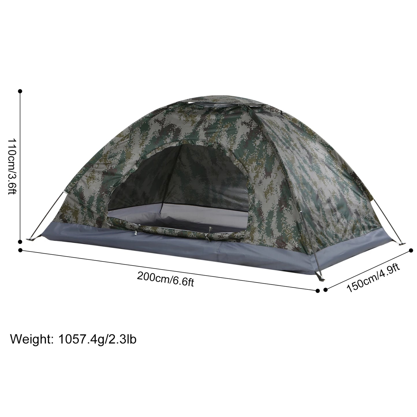 TOMSHOO Ultralight 1-2 Person Camping Tent