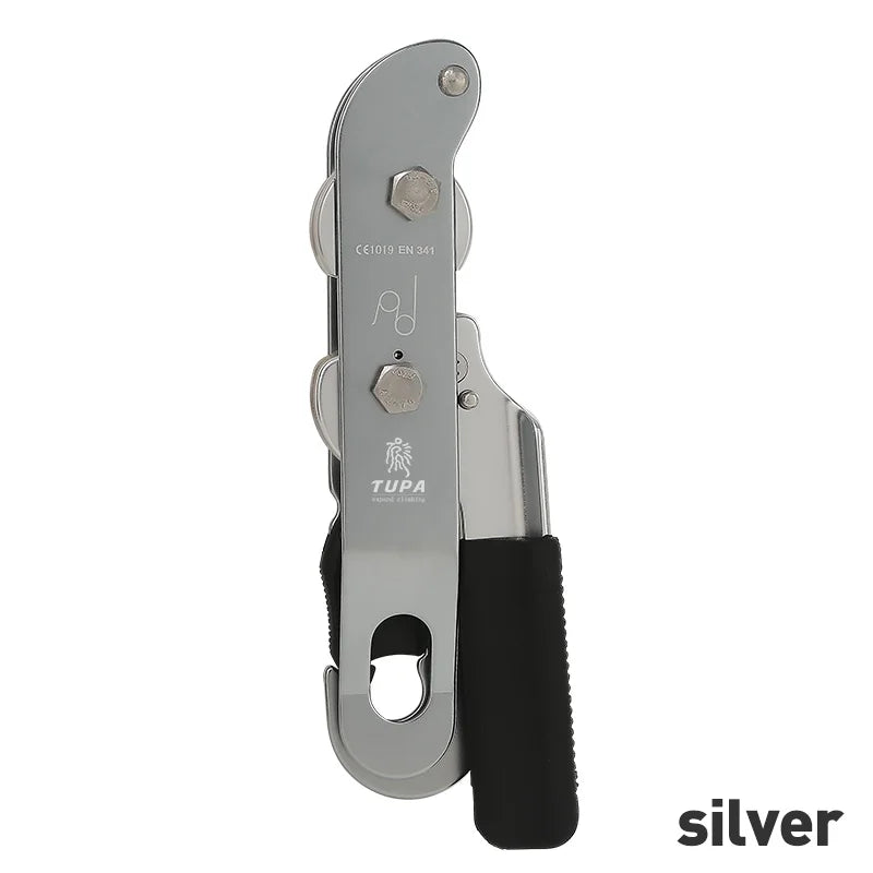 Handle-Control Stop Abseiling Device