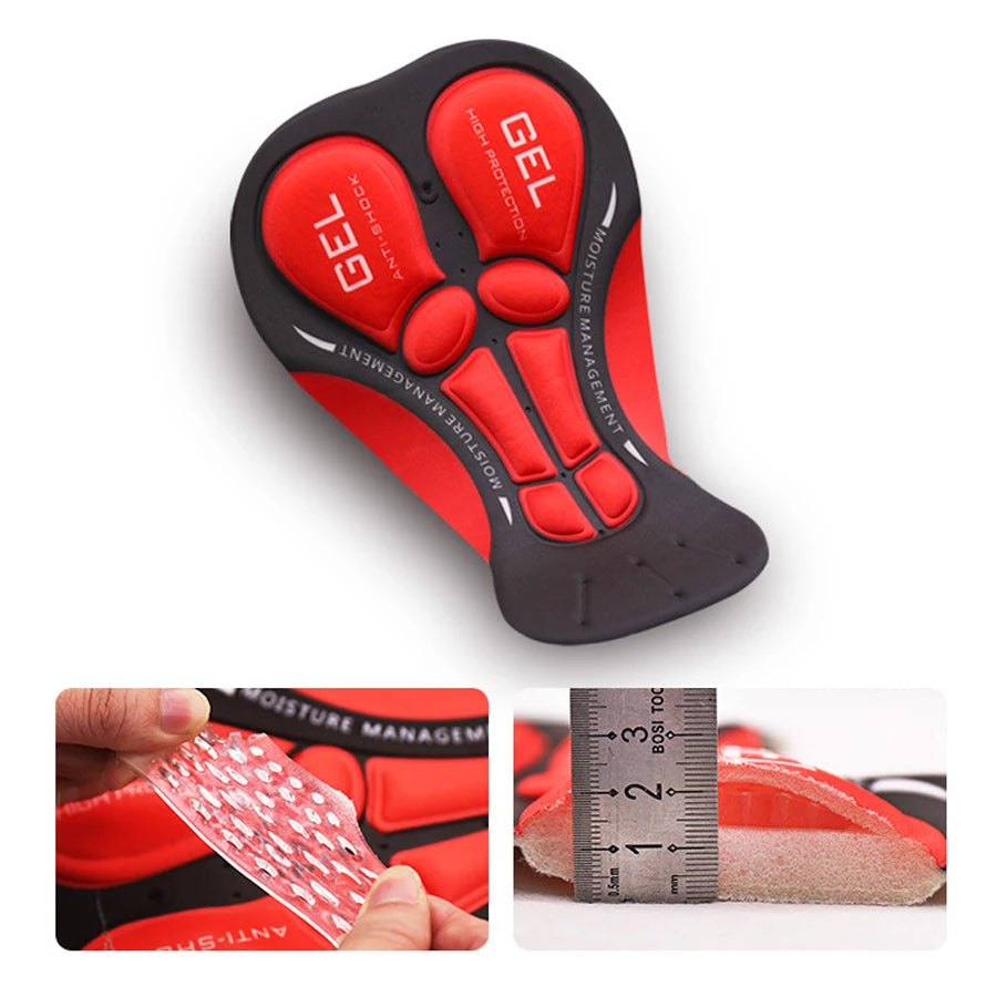 NEWBOLER Breathable Cycling Shorts with 5D Gel Pad