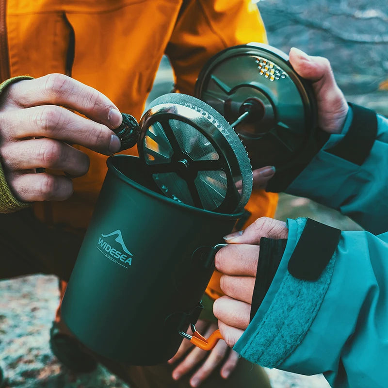 Widesea Coffee Pot with French Press