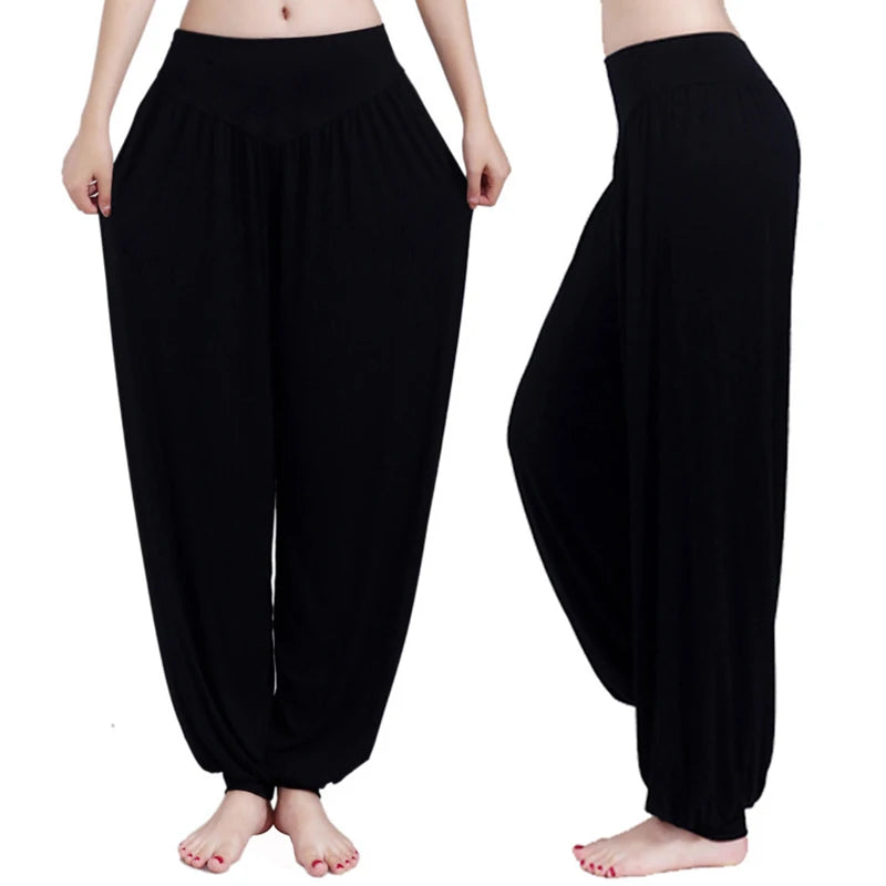 Yoga Pants - Plus Size Full Length Stretchable