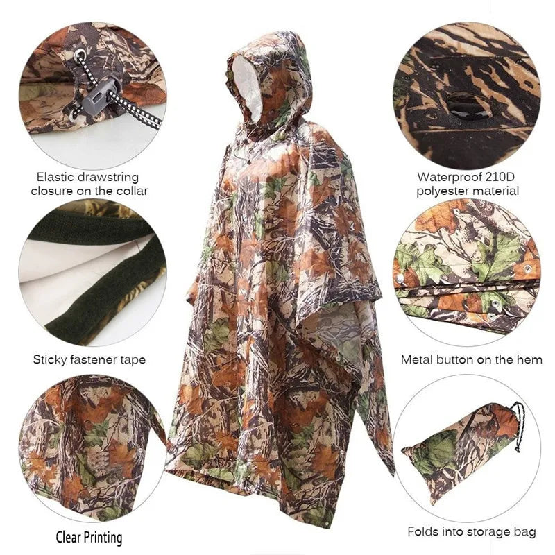 3-in-1 Multifunctional Waterproof Raincoat