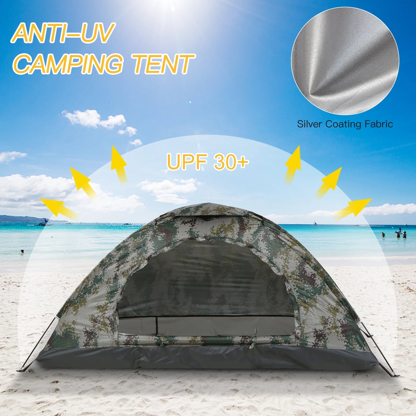 TOMSHOO Ultralight 1-2 Person Camping Tent