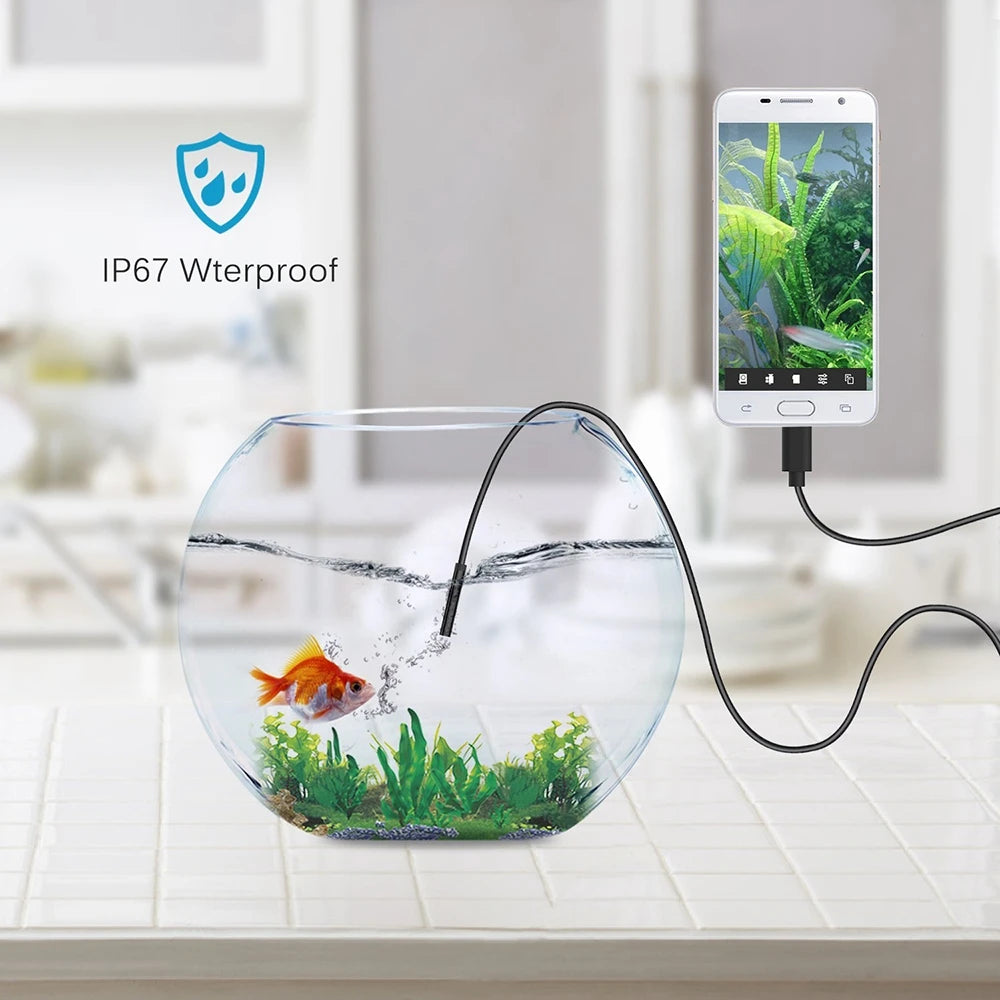 Endoscope Camera with 6 LED Lights