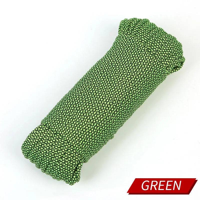 XINDA 4mm Paracord Mountaineering Auxiliary Line