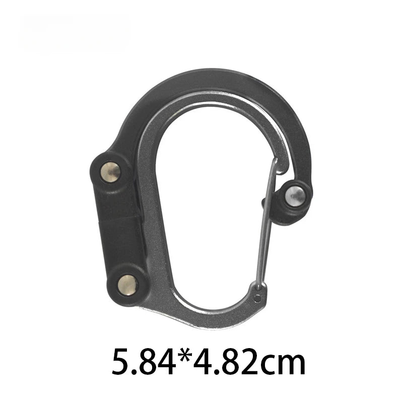 Multifunctional 360° Rotating Clip Carabiner