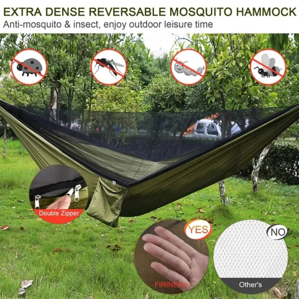 Outdoor Hammock with Mosquito Net