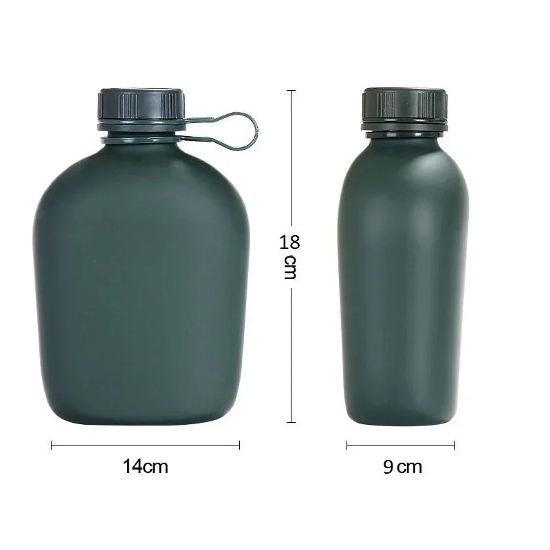 1L Camouflage Aluminum Tactical Water Bottle