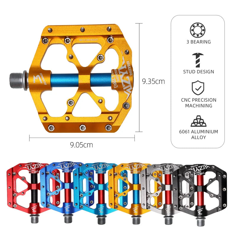 MZYRH 3 Bearings Bicycle Pedals