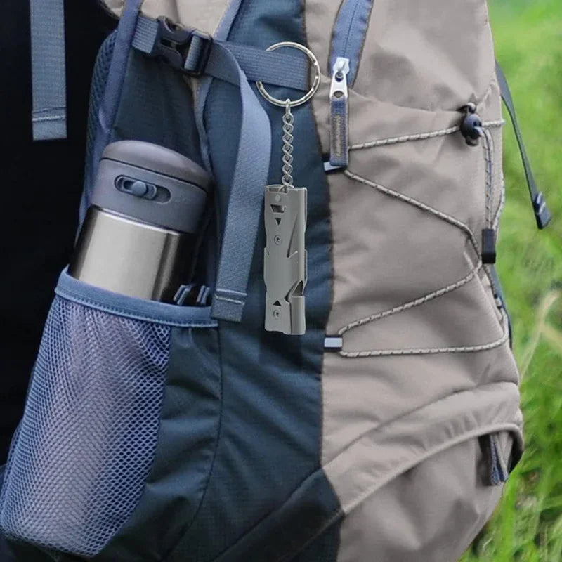 Portable 180 dB Aluminum Alloy Whistle