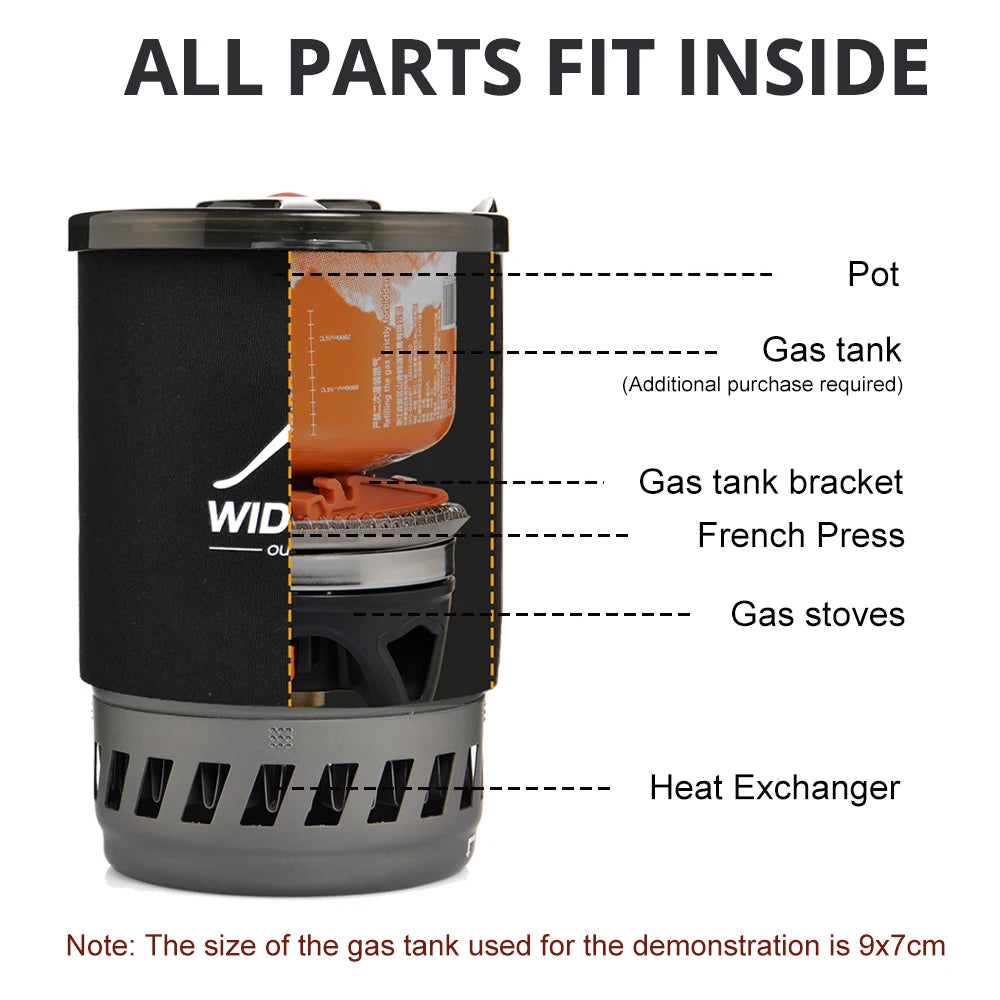 Widesea Cooking System with Heat Exchanger