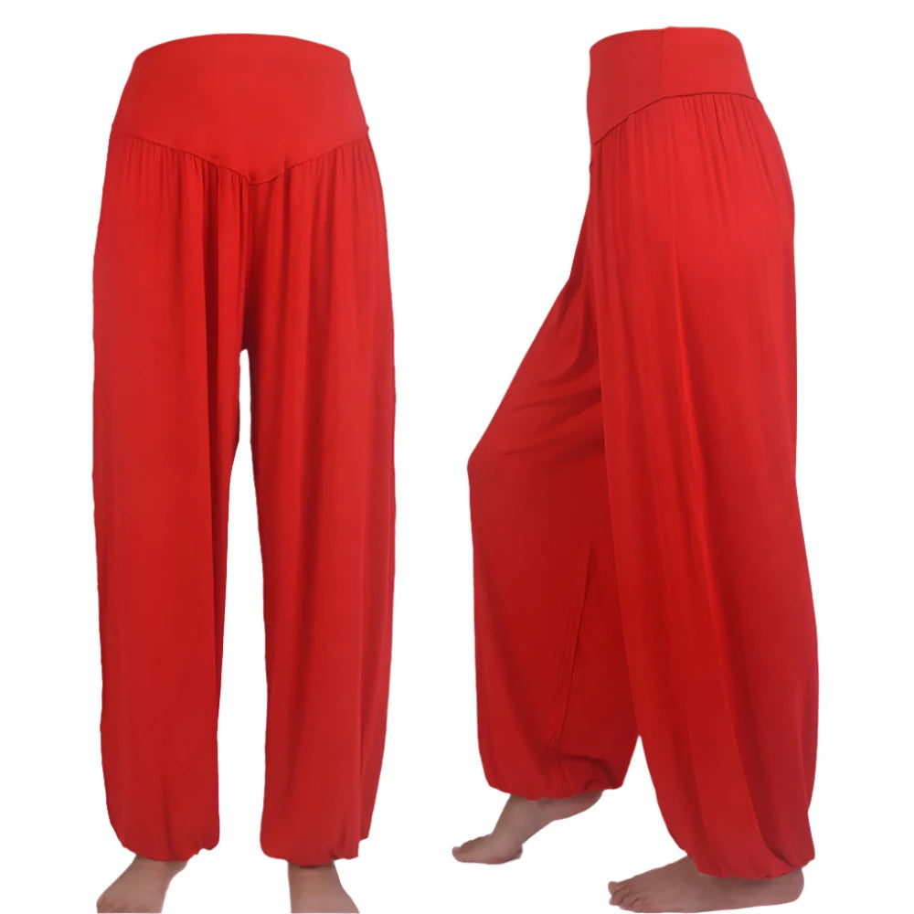 Women's Elastic Loose Casual Cotton Pants