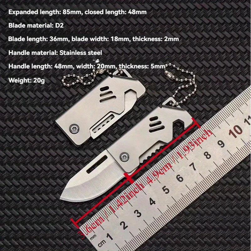 Mini Portable D2 Steel Folding Knife
