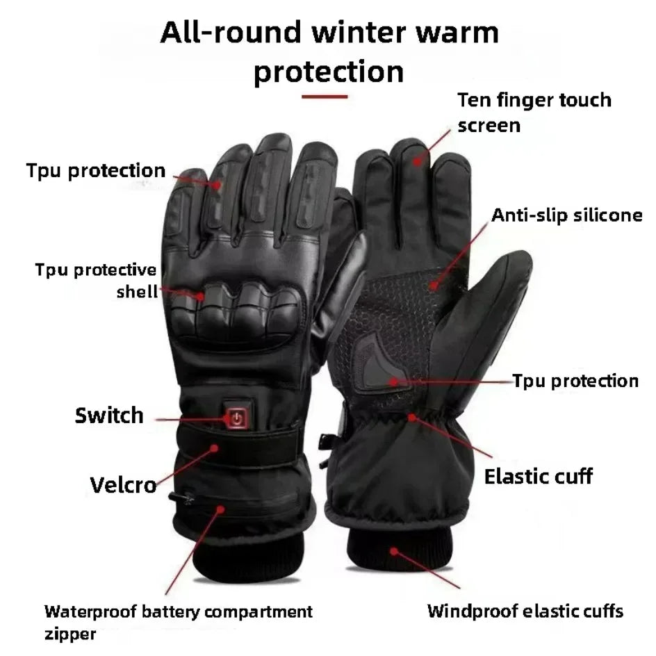 Rechargeable Winter Thermal Heat Gloves
