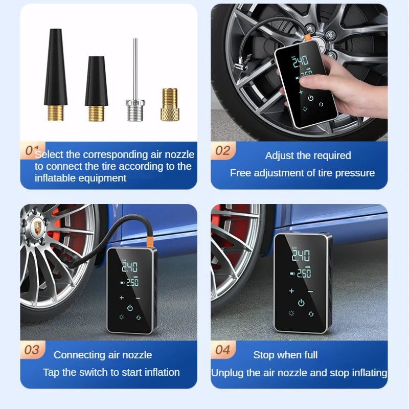 Toptrek Wireless Air Pump – 150 PSI