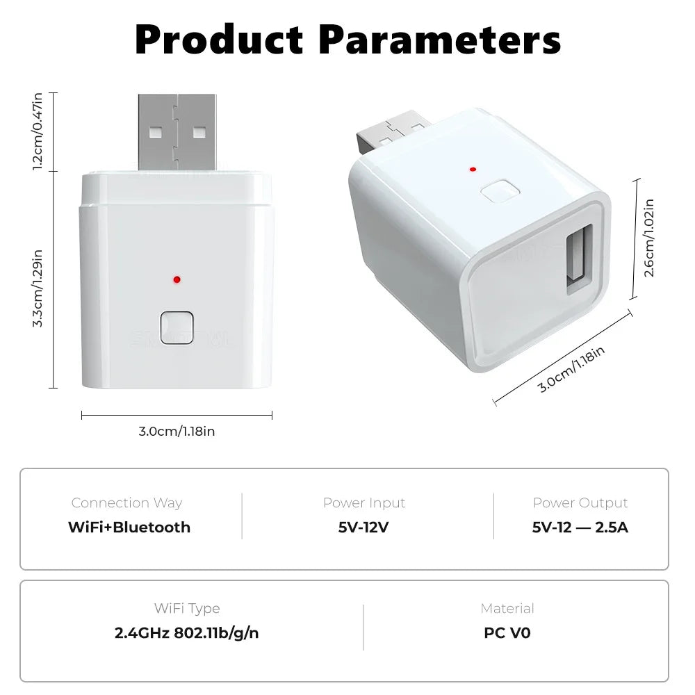 Tuya Smart USB Adapter Switch