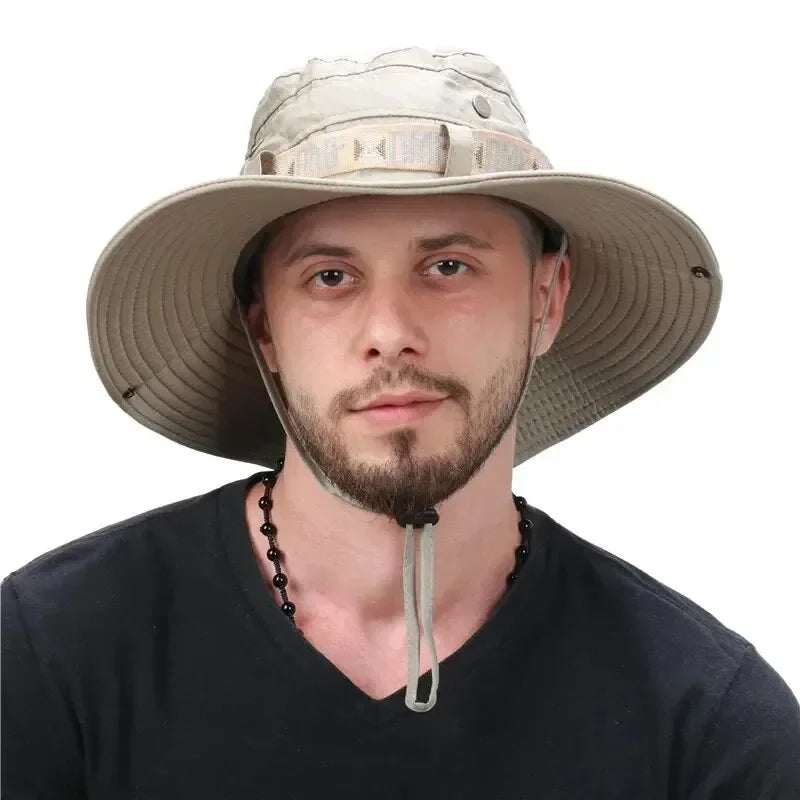 BRS Wide Brim Bucket Hat