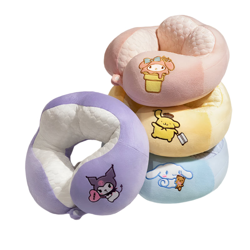 Lovely Kuromi & My Melody U-Shaped Neck Pillow