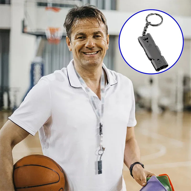 Portable 180 dB Aluminum Alloy Whistle