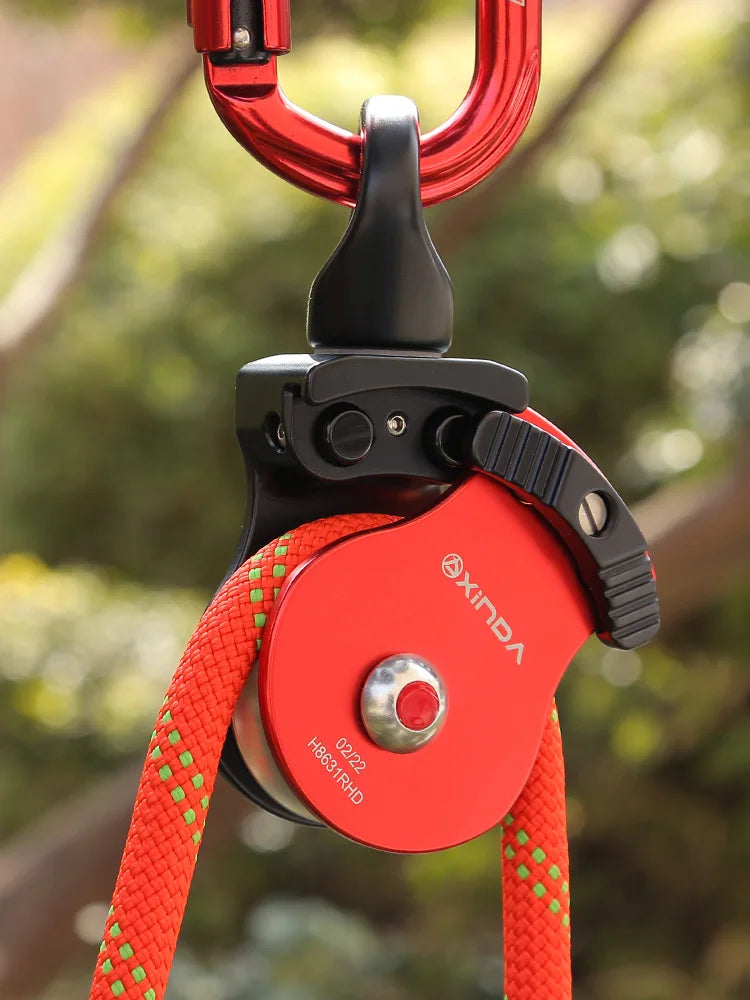 Xinda Rock Climbing Rope Hanging Pulley Ring