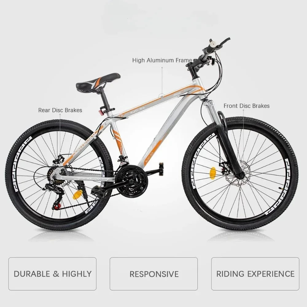 26" Aluminum Frame Mountain Bike