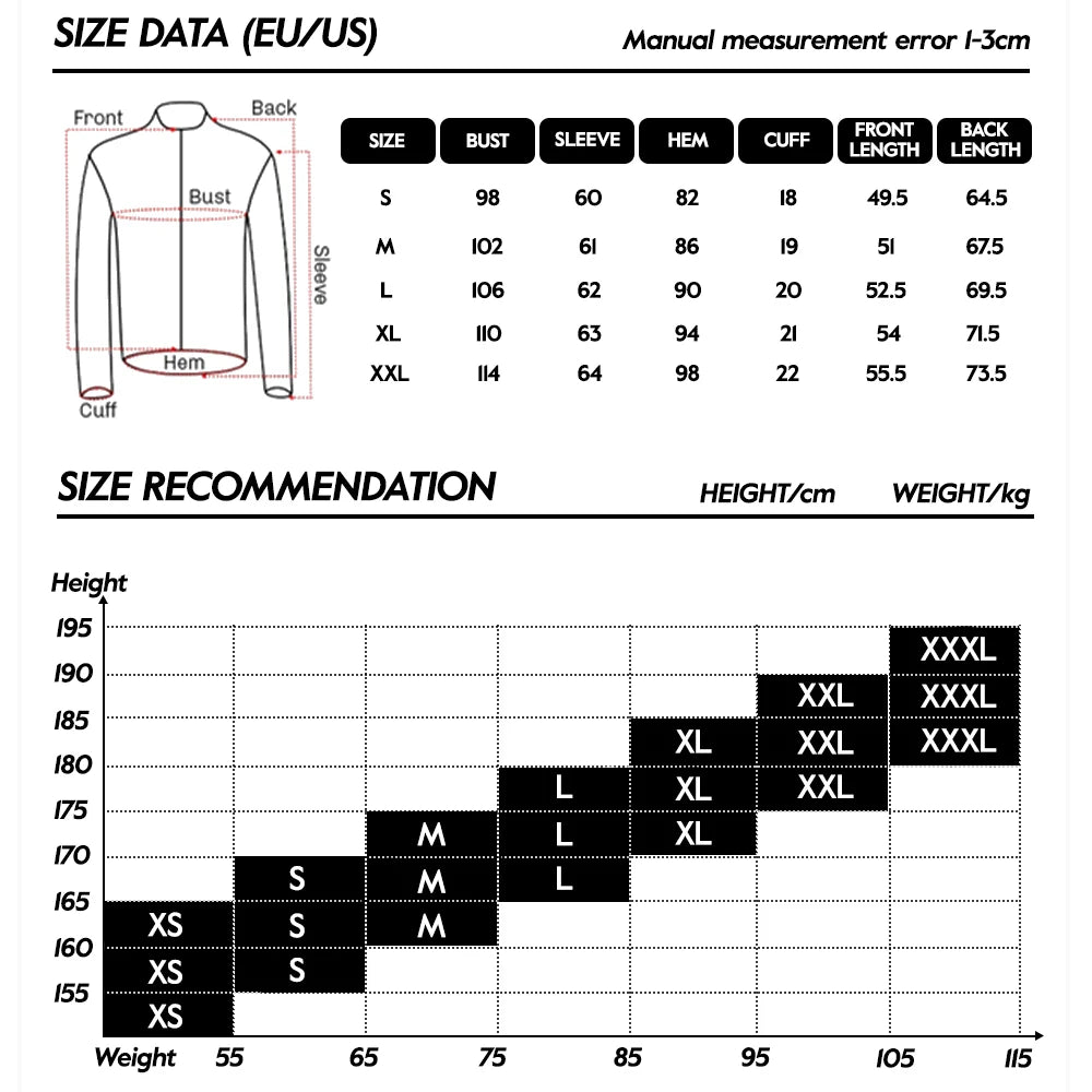 Men's Long Sleeve Cycling Jersey