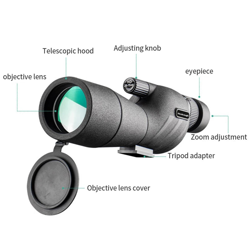 25-75x60 HD Spotting Scope