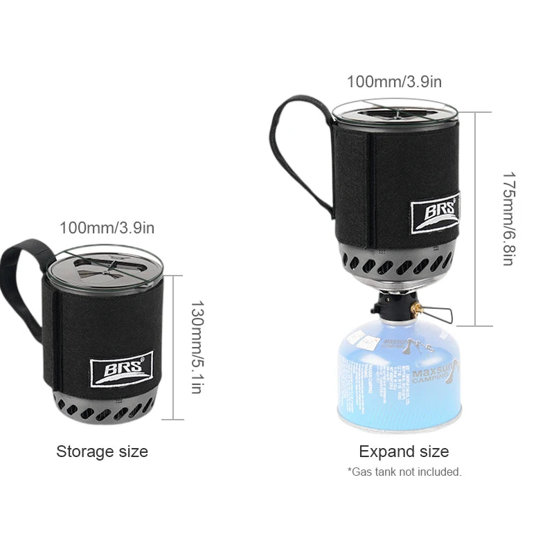 BRS 61 Integrated Heat Collecting Pot Burner