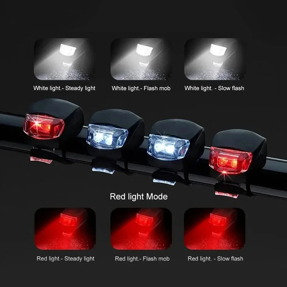Silicone Waterproof Bicycle Front Headlamps