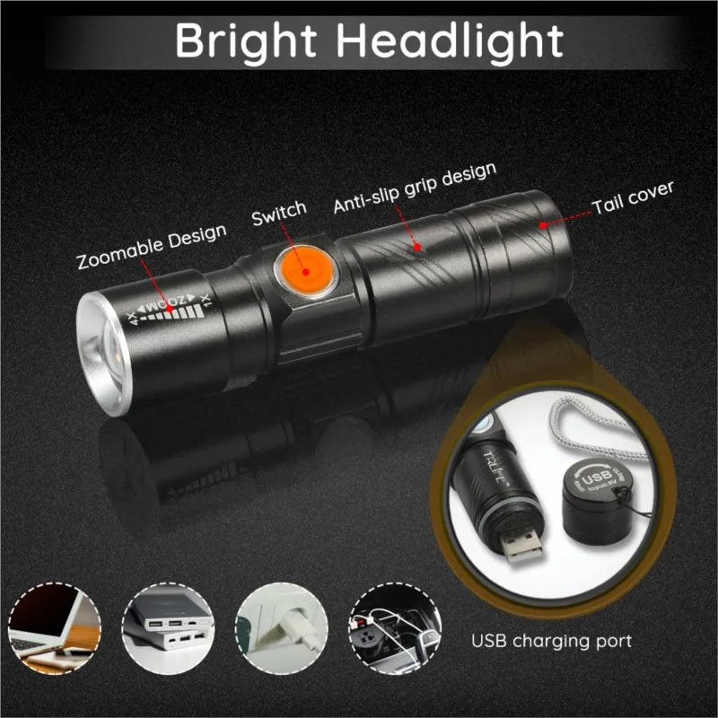 ZK30 3-in-1 8000 Lumen Bike Light Set
