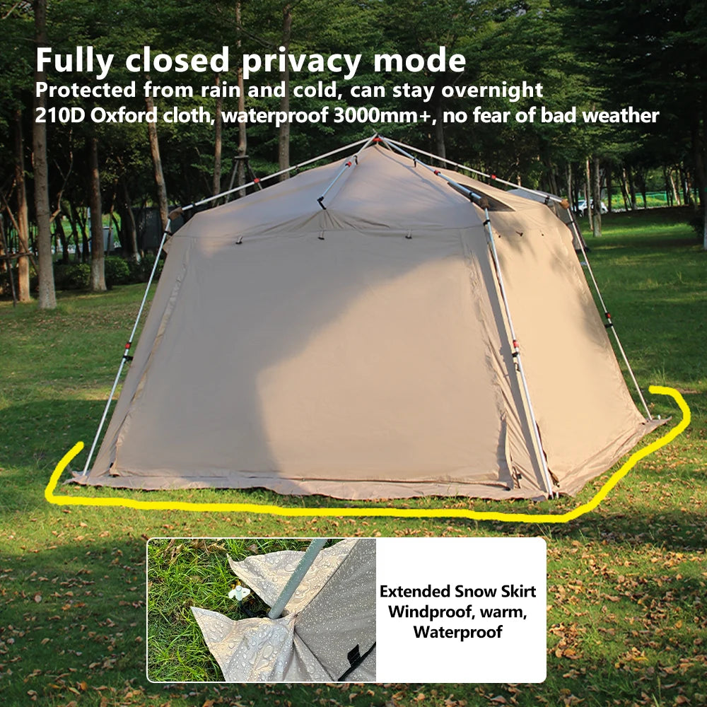Sonuto Outdoor Quick-Open Camping Canopy Tent