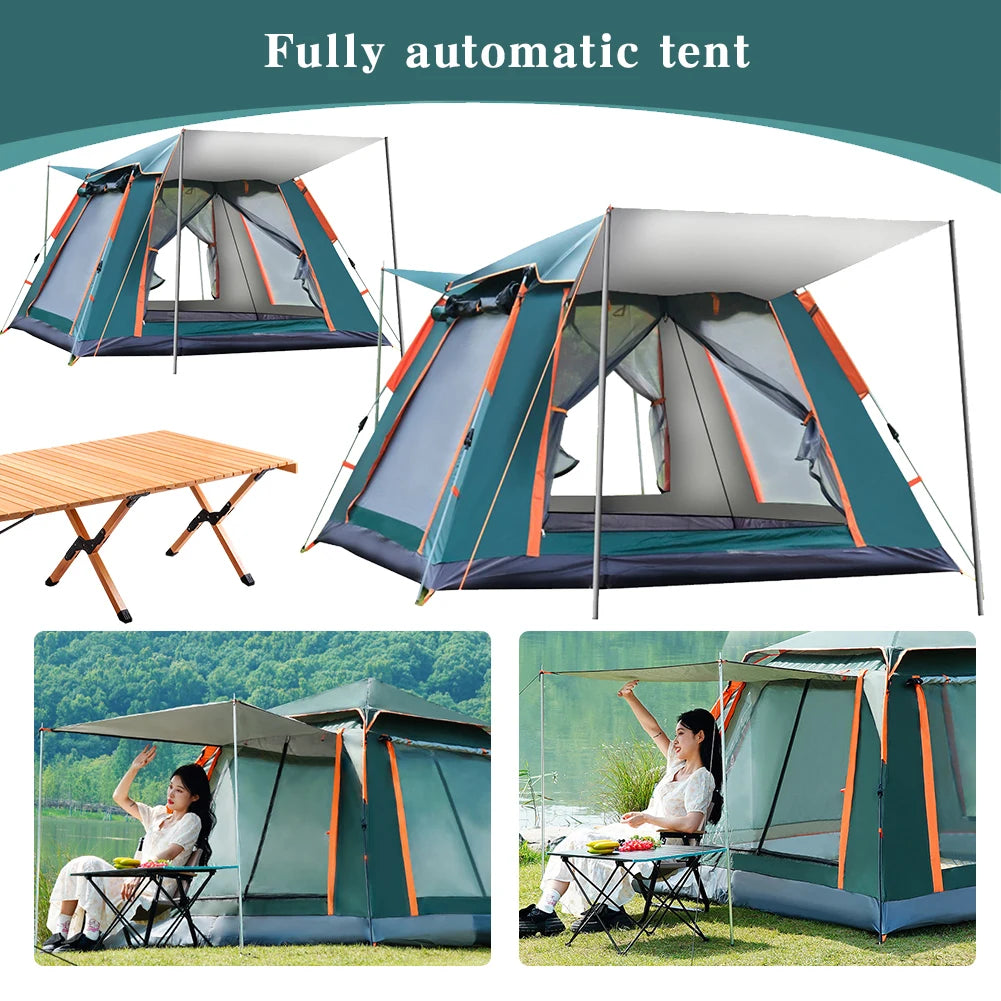 Automatic Quick Open Tent with Canopy
