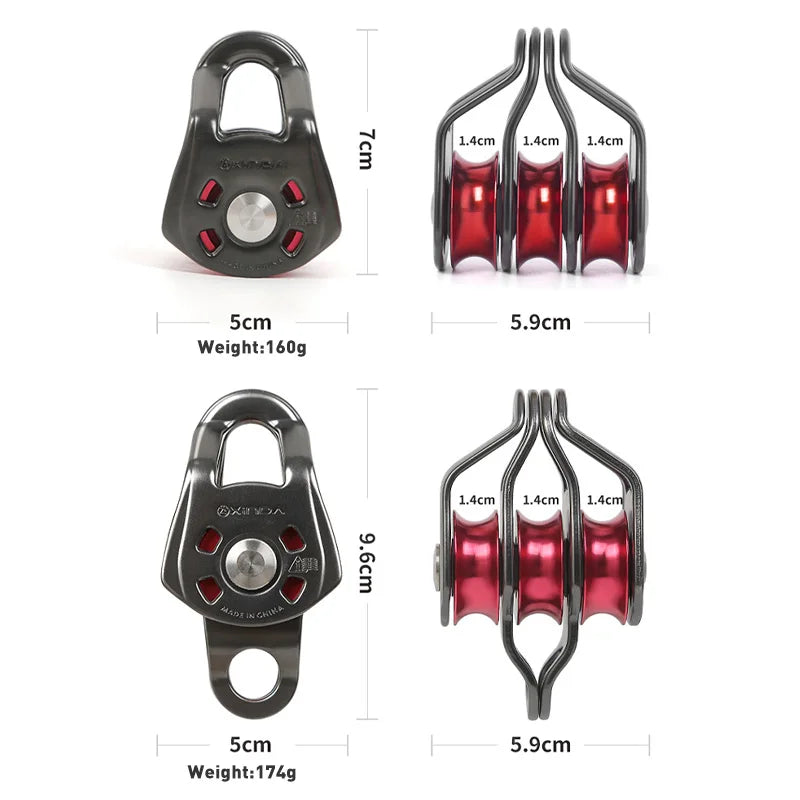 Xinda Outdoor Three Pulley Cableway Crosses