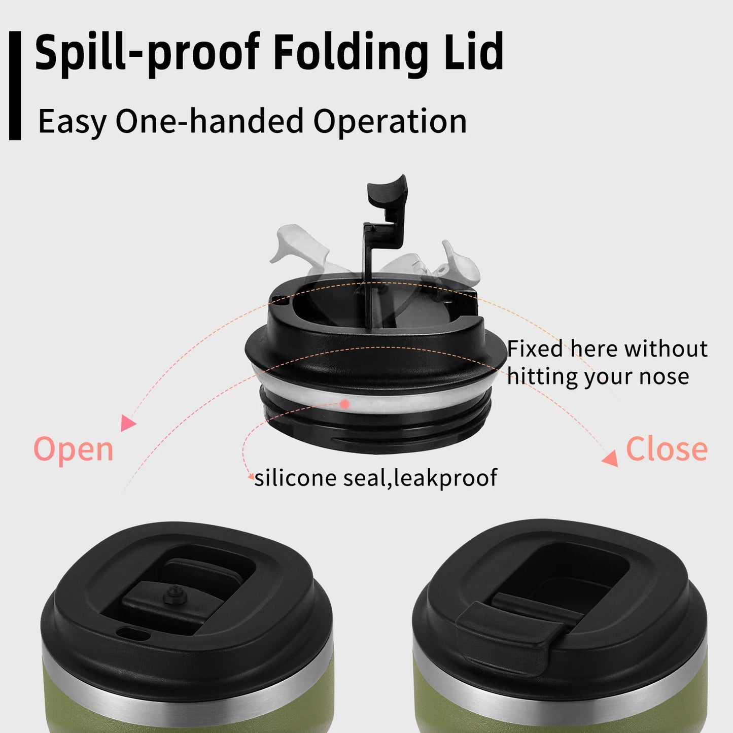 Leak-Proof Portable Thermo Cup