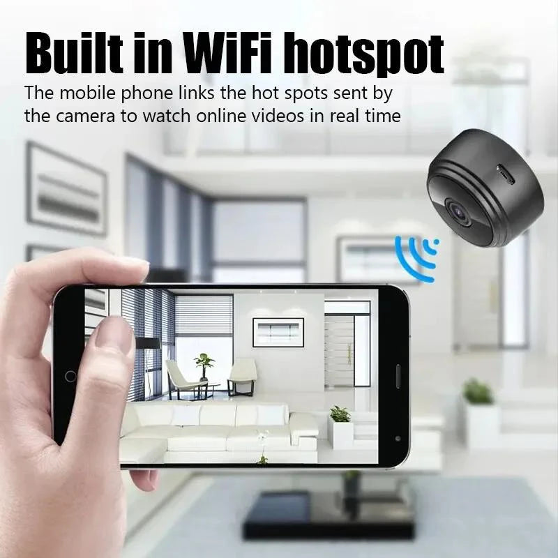 WiFi Mini Camera – Wireless Security Monitoring