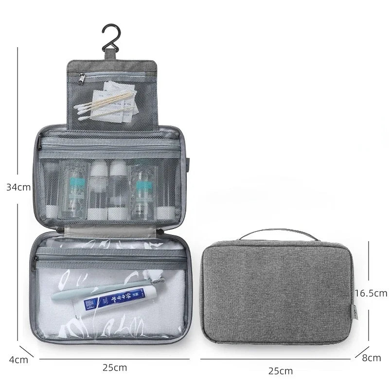 Travel Waterproof Folding Toiletry Bag