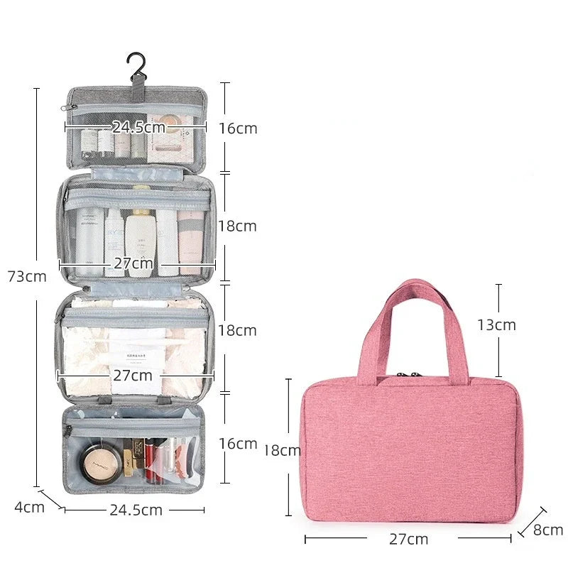 Travel Waterproof Folding Toiletry Bag