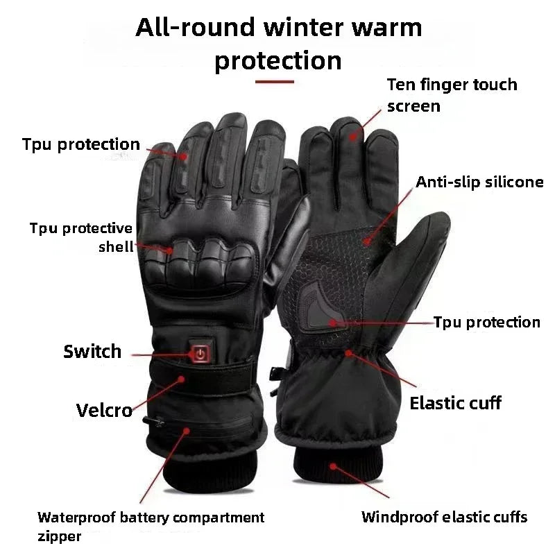 Rechargeable Winter Thermal Heat Gloves