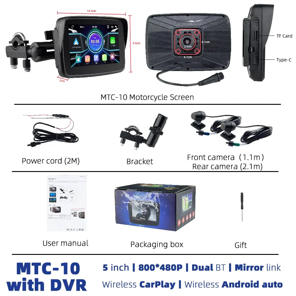 Portable Motorcycle GPS Navigation Dashboard