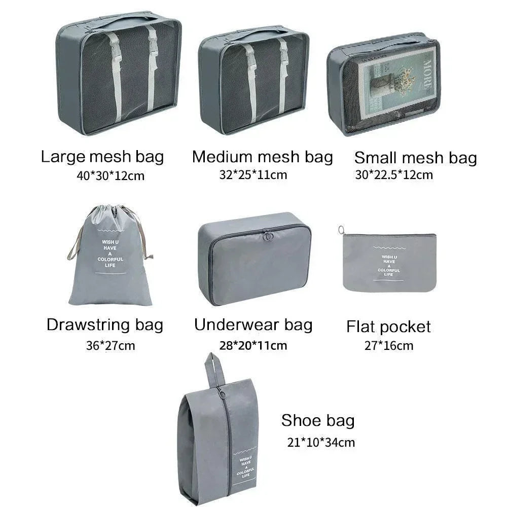 7-Piece Multi-Size Storage Bag Set