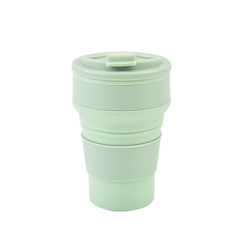 350ML/500ML Silicone Folding Cup | Collapsible Mug