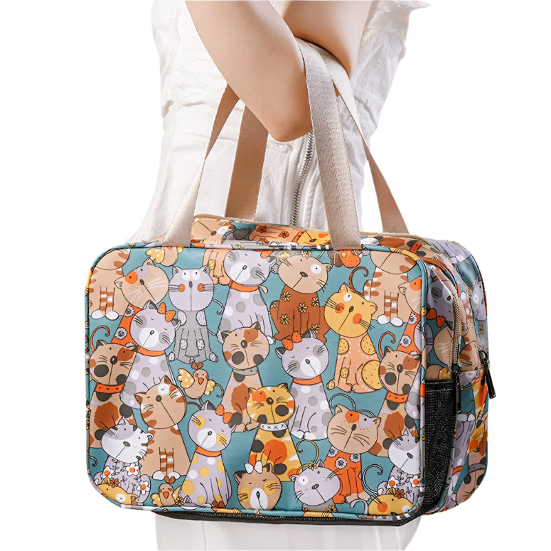 Large Capacity Cartoon Cosmetic Bag