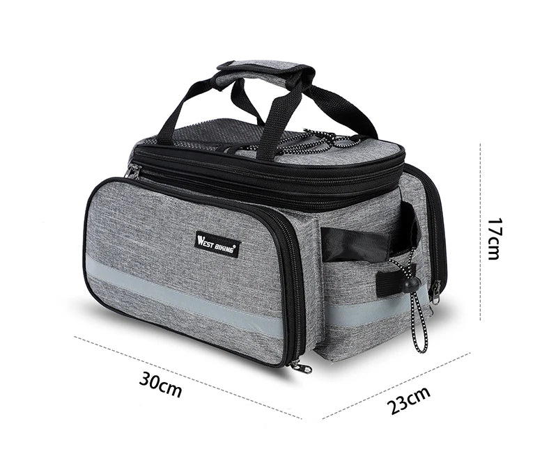 WEST BIKING Bike Rear Rack Bag
