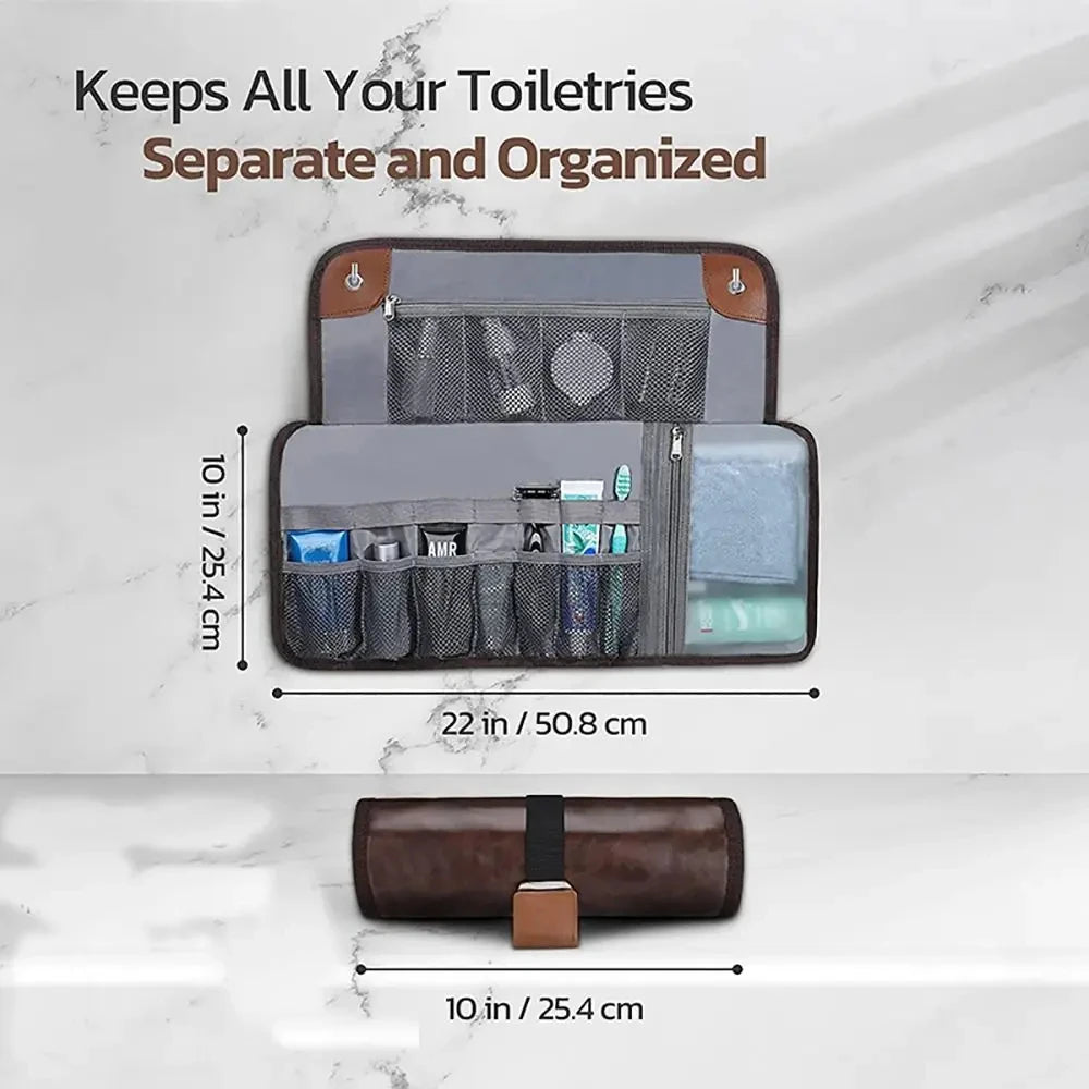 PU Leather Travel Toiletry Bag