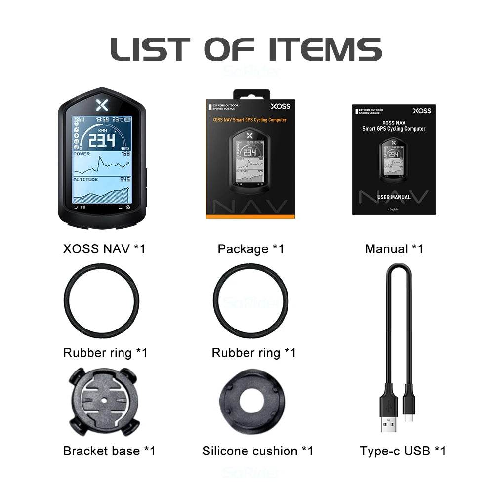 XOSS NAV GPS Bike Computer