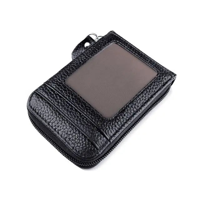 Men's Genuine Leather Wallet with RFID Blocking