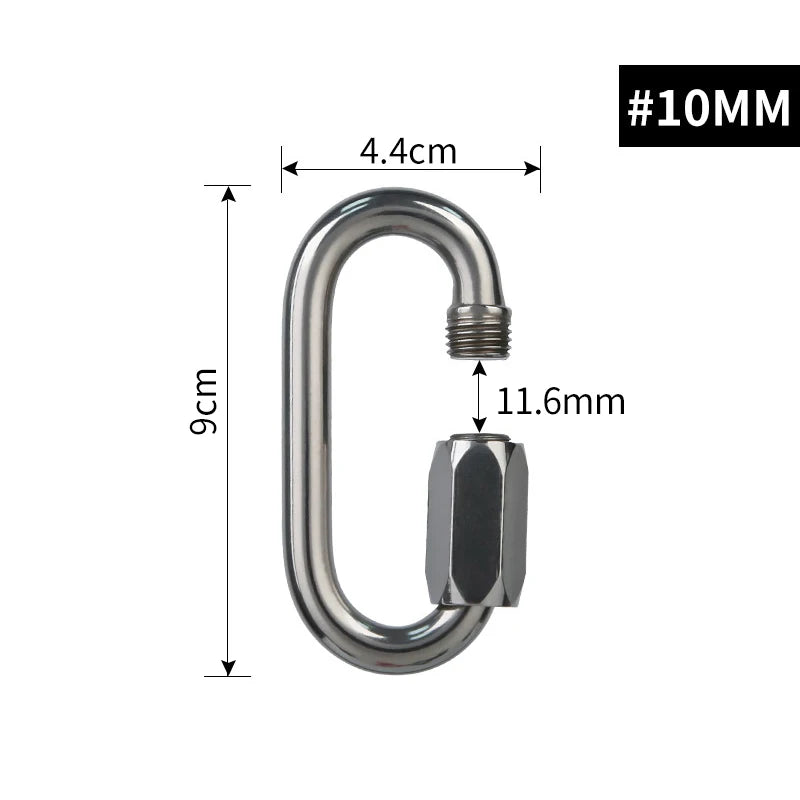 XINDA Safety Carabiner Stainless Steel O-Shape