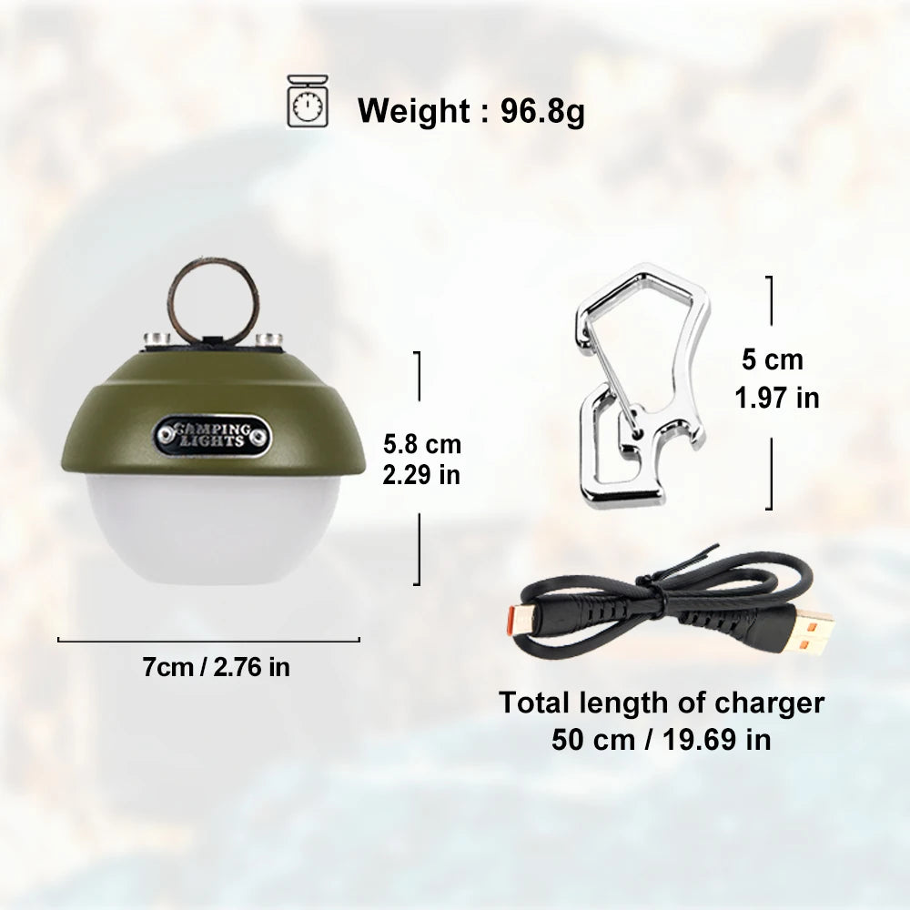 Widesea Mini LED Portable Lamp with Hook