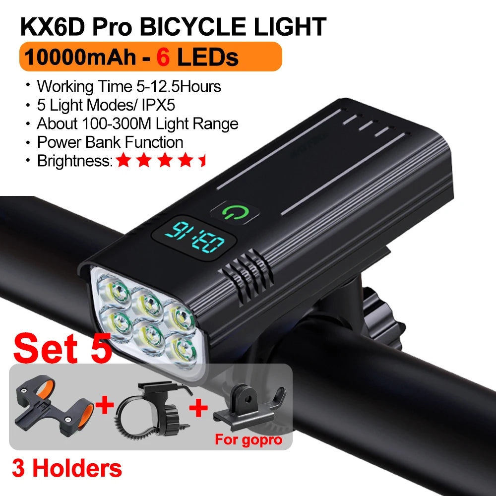 Bike Light with OLED Display & Power Bank