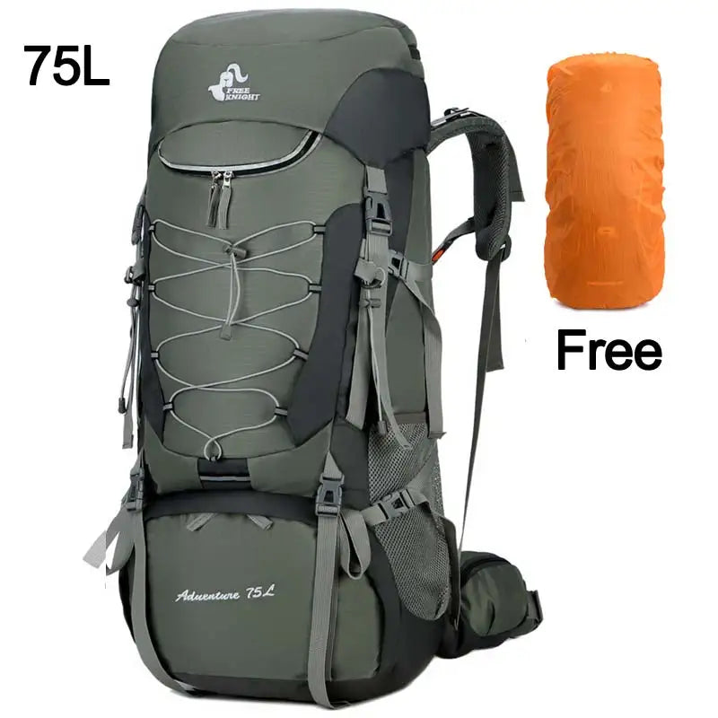 75L Camping Backpack with Rain Cover